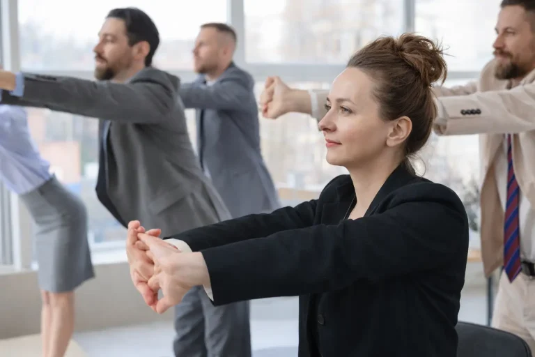 Yoga im Buero
